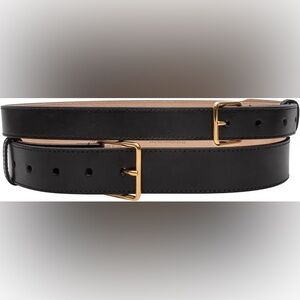 Alexander McQueen Double Leather Belt